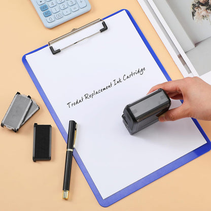 Yaomiao 6 Pieces Replacement Ink Cartridge Compatible with Trodat 6/4913 Printy 4913 Black Refill Ink Pad for Self Inking Stamps