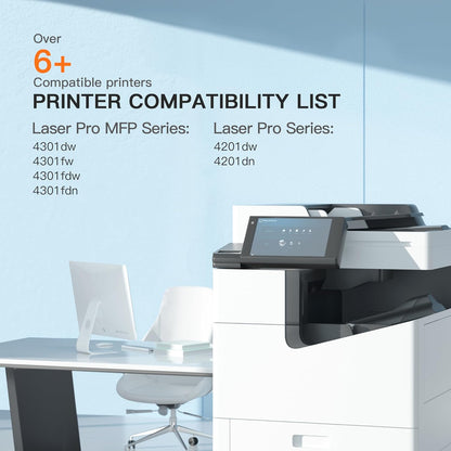 E-Z Ink 210A with Chip Compatible for HP 210A Toner Cartridges 4 Pack 210X to Use with HP Color Laserjet Pro MFP 4301fdw 4301fdn 4201dw Pro 4201dn 4201dw W2100A W2100X High Yield (BCMY)