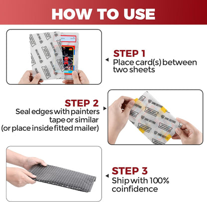 Card Protectors Trading Cards Shipping Supplies, 110-Pack 4'' x 6'' Graded Card Sleeves for Mailing Inserts, Plastic Semi Rigid Card Holder Better Than Corrugated Cardboard Sheets