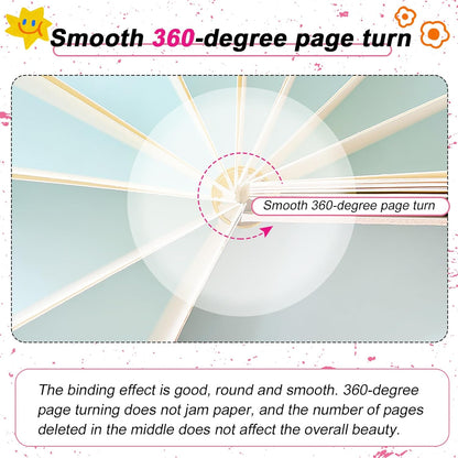 30Pcs Metal Double Loop Binding Wires Double Spiral Binding Ring Coil, 9/16" 23 Holes, 2:1 Pitch Cinch Binding Machine Wire for Teacher Student Document Notebook File Making (Classic Color)