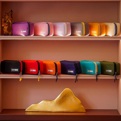 ECHSRT Big Pencil Case, Aesthetic Portable Zipper Pencil Bag with Hidden Pocket, Special Pouch for Men Women Adults, Stationery Organizer Pen Cases for Office Travel,Beige