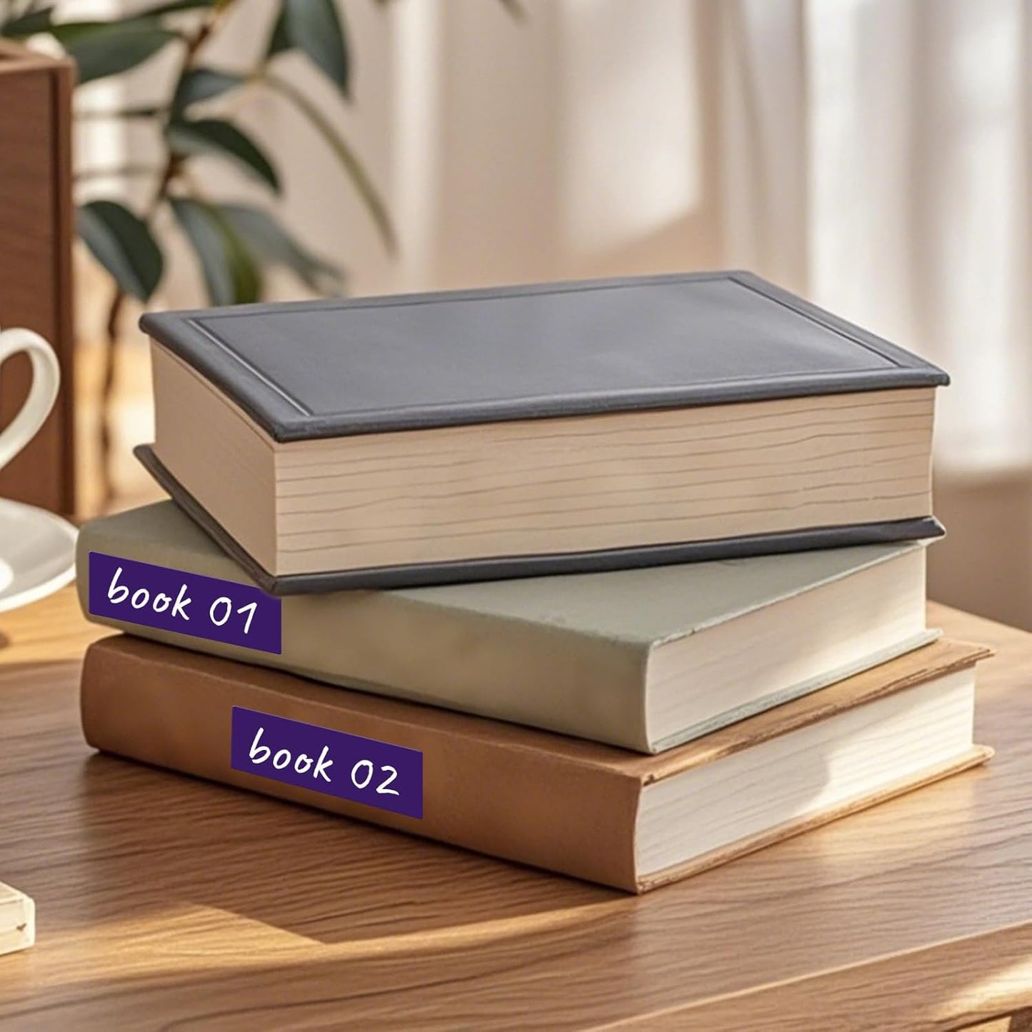 Colored Stickers 3×1 Inch Vinyl File Folder Sticker Purple Rectangle Removable Waterproof Color Coding Moving Label for Boxes Office Inventory Labeling 160 PCS