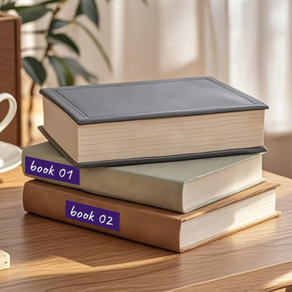 Colored Stickers 3×1 Inch Vinyl File Folder Sticker Purple Rectangle Removable Waterproof Color Coding Moving Label for Boxes Office Inventory Labeling 160 PCS