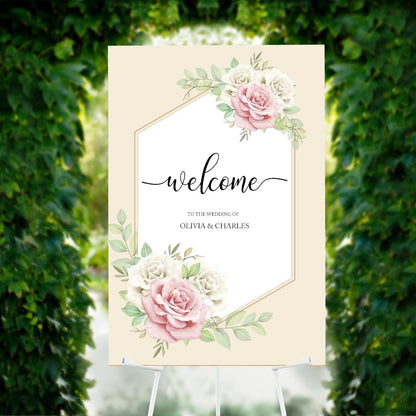 1PCS White Easel Stand for Sign, 66 Inches Lightweight Adjustable Art Poster Board Stand for Display Wedding Welcome Sign, Metal Easel Stand for Painting with Portable Bag