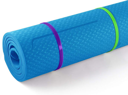 Coopay 72 Pieces Silicone Rubber Bands Colorful Elastic Rubber Wrapping Bands for Books, Art, Exercise, Crab Traps, Cooking, Wrapping, Heat, Cold, UV, Chemical Resistant (12, 8, 5.5 Inches)