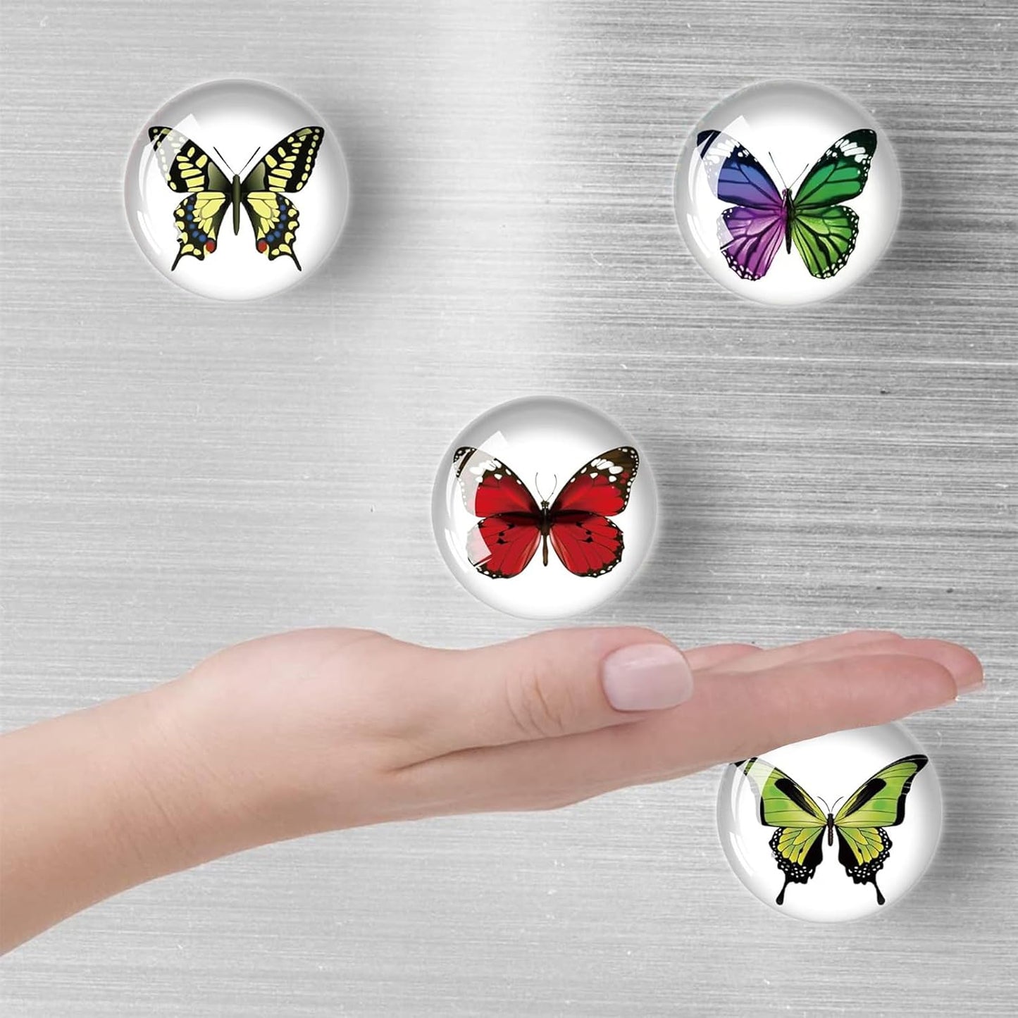 24Pcs Butterfly Push pins，Decorative Push Pins,Cute Push Pins,Thumb Tacks for Bulletin Board Office Organization or Home(24-Butterfly)