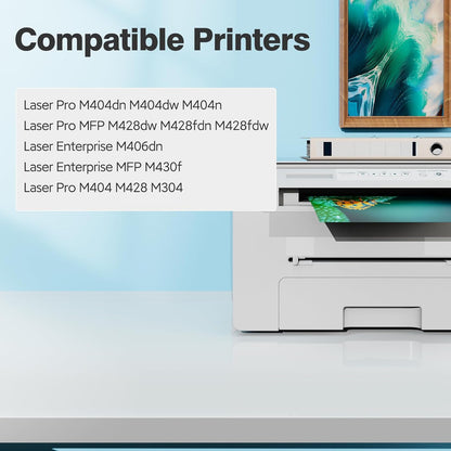 CF258X 58X Toner Cartridges Black (2-Pack) for HP 58X 58A CF258A, Laser Jet M404dn M428fdw Toner Cartridges, CF258 for Laser Jet Enterprise M404dn M404dw M404n M428dw M428fdn MFP M304 M406dn M430f