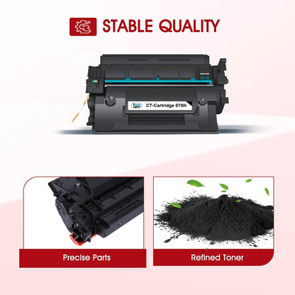 070H 070 Black Toner Cartridge 2 Packs CRG-070H 070H 070 Toner Compatible for Canon 070 070H CRG070 CRG-070 CRG070H CRG-070H Toner Cartridge for Canon imageCLASS MF465 MF462 LBP247 LBP246 Printer Ink