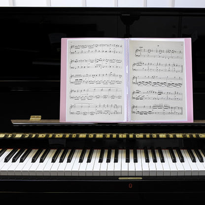 Tuhangcc Binder with Plastic Sleeves 8.5x11 20-Pocket - Heavy Duty Art Portfolio Folder with Clear Sheet Protectors,Displays 40Pages, Presentation Book for Artwork, Document Organizer (Orange)