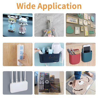 10PCS Heavy Duty Double Sided Adhesive Mounting Circle Tape- Waterproof,Strong Adhesion,Clear, High Strength,No Residue Removability for Hanging,Wall Mounting, Home Decor,Adhesive for Shower