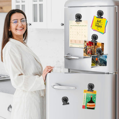 20 Pack Fridge Magnets Clips Heavy Duty, Strong Magnetic Clips, Cute Refrigerator Magntes Clip Whiteboard Magnets ClipsBest for Photo Display,Whiteboard,Refrigerator,Locker