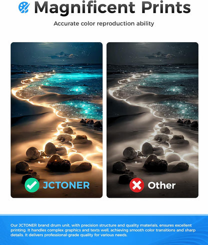 651A Toner Cartridge Set 4-Pack with Chip Replacement for HP 651A CE340A CE341A CE342A CE343A Compatible with HP Laserjet Enterprise 700 Color MFP M775dn M775f M775z M775zm M775z+ M775fm Printer Ink