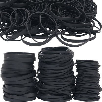 Rubber Bands assorted size black, rubber bands for School Home office supplies size#16 size33,size64(227g/0.5 lbs)