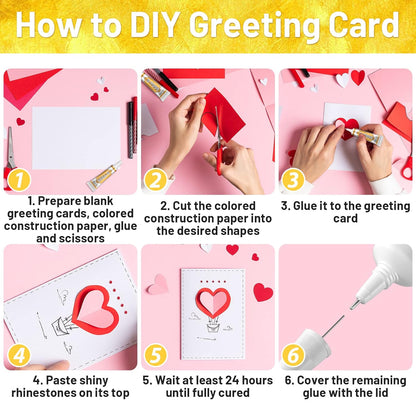 B7000 Jewelry Metal Glue with Precision Tips, Upgrade Clear B-7000 Glues Paste Transparent Liquid Fusion Fabric Glue for Phone Repair, Glass, Wooden, Rhinestone Jewelry Crafts, DIY Tumblers (4 x15ML)