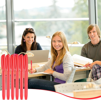 Cholemy 50 Pcs Chisel Tip Highlighter Pens Bulk Pocket Style Highlighter Markers for Adults Kids Organizing Coloring Underlining Home School Office(Red)