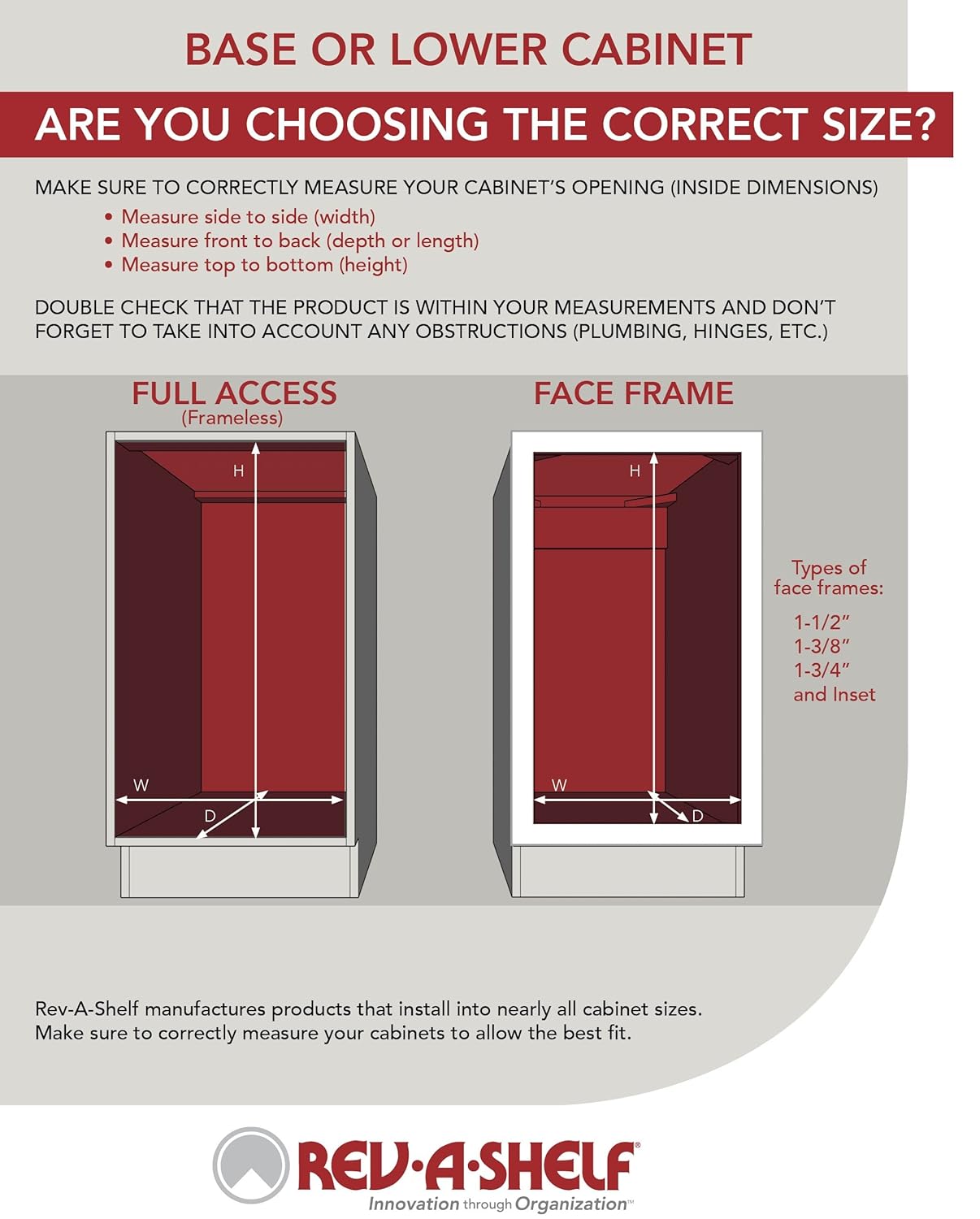 Rev-A-Shelf 53WC-1527SCDM-213 Double 27 Quart Pull-Out, Orion Gray