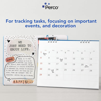 Perco Clear 1-Inch Round Circle Dot Sticker Labels - Multi-Roll Pack (3 Rolls, 1,000 Labels Each) - Permanent Adhesive, Vibrant Colors, Strong Hold - Perforated for Easy Use - Made in USA