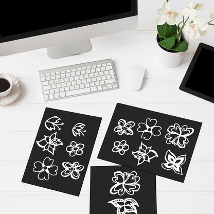 30 Pcs Non Adhesive Magnetic Sheet 5 x 7 Inch for Die Storage Flexible Magnetic Sheets Plain Sheet for Arts and Crafts Scrapbooking DIY Photography, Easy to Cut and Organize