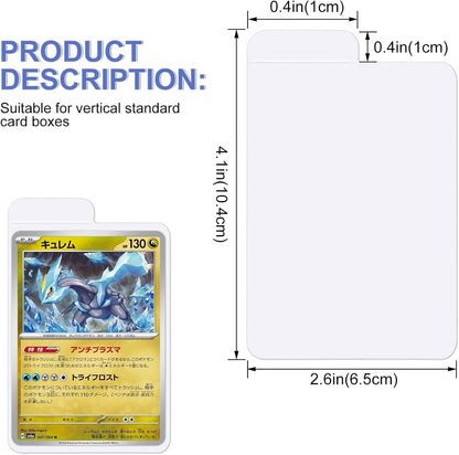 198PCS Trading Card Dividers, Paper Card Dividers, Standard Vertical Card Divider for MTG/Sports/Games Card Categorization and Management - White