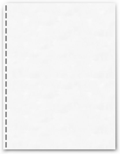 PrintWorks Professional Prepunched Paper, 8.5 x 11, 20 lb, GBC CombBind 19-Hole Punched Report & Presentation Paper, 500 Sheets, White (04328)