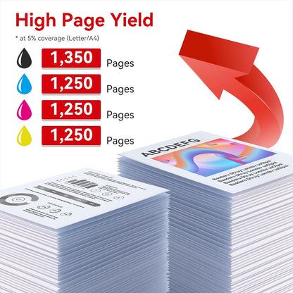 MYTONER 067 067H Toner Cartridge Set Compatible Replacement for Canon 067 067H Toner for Color imageCLASS LBP632Cdw MF656Cdw MF654Cdw MF653Cdw LBP633Cdw Printer 4 Pack 067 High Yield Ink