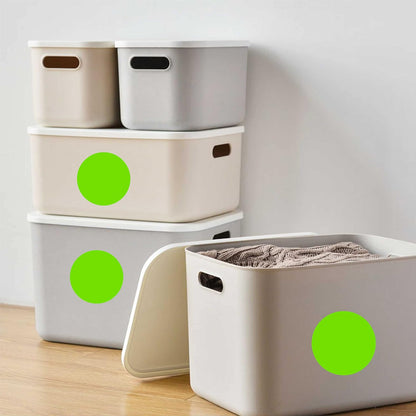 PARLAIM 2" Light Green Round Color-Code Circle Dot Labels on a Roll, 500 Stickers, 2 inch Diameter for Inventory Garage Sale Office School