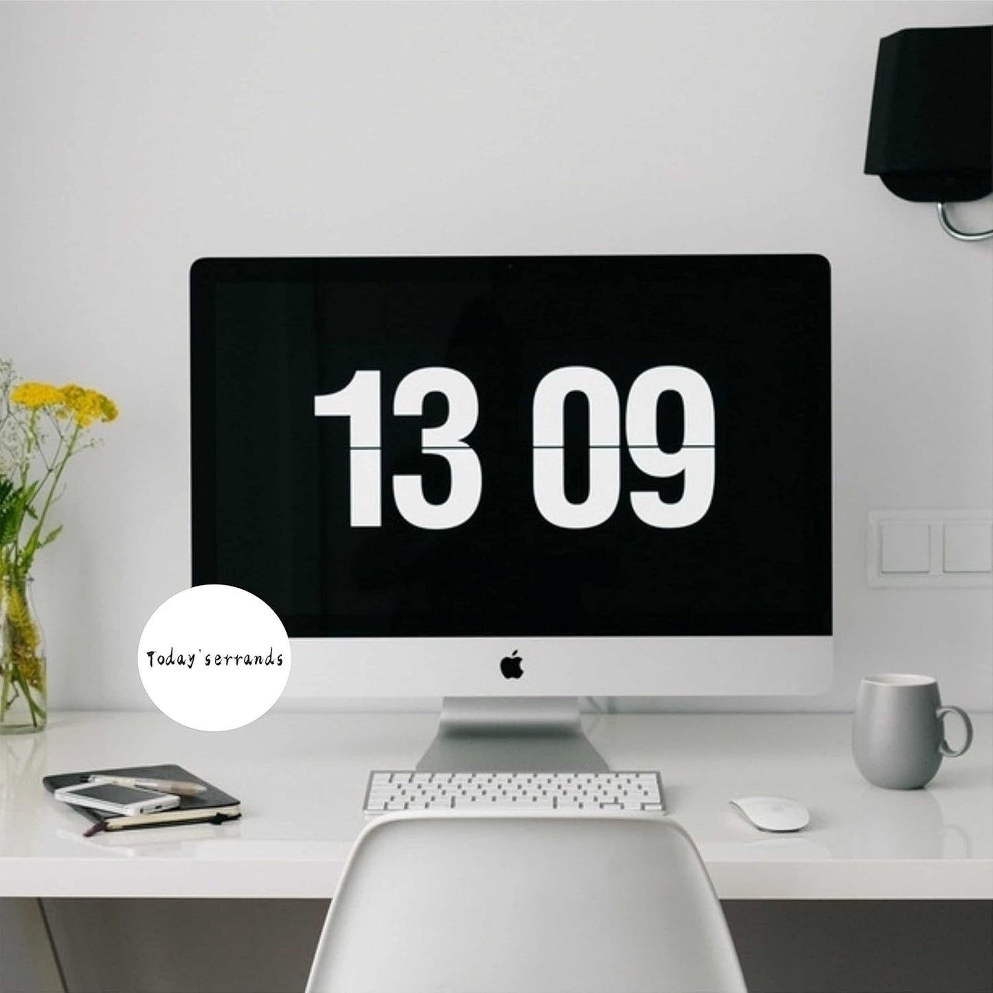 PARLAIM 3” Round Color-Code Dot Stickers Color Cod Stickers,500 per Dispenser Box Roll dots Label,White Inventory Circle Sticker(NOT Work on Printer