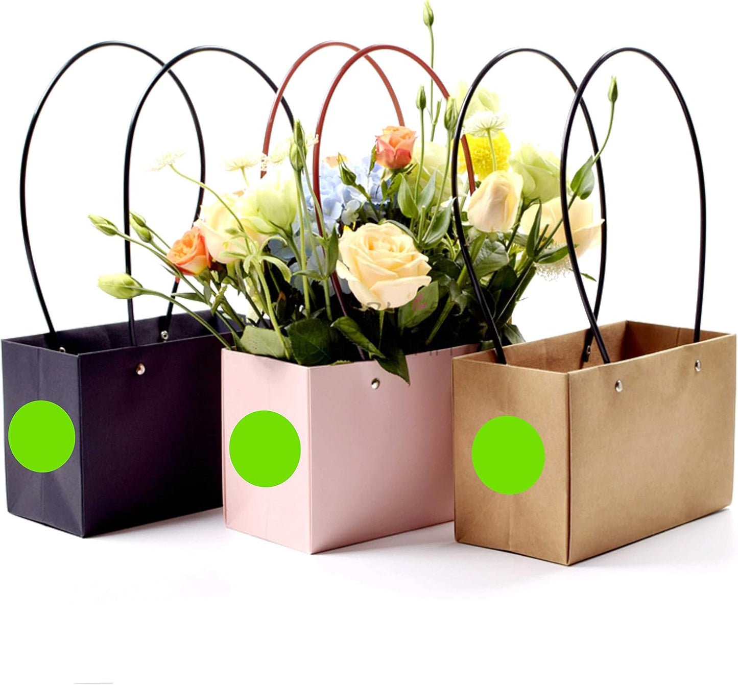 PARLAIM 2" Light Green Round Color-Code Circle Dot Labels on a Roll, 500 Stickers, 2 inch Diameter for Inventory Garage Sale Office School