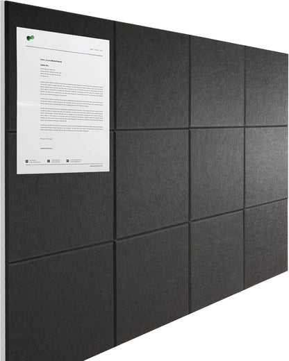 Large Cork Boards for Walls 48" x 36" 12 Pack Bulletin Boards Alternative Cork Board for Office Contains 72 Removable Security Stickers 30 Push Pins