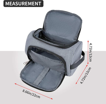 XQXA Large Capacity Pencil Case Organizer, Multifunctional Extra Big Pencil Pouch with Compartmens, Travel Simple Stationery Pen Bag, Fabric Pencil Bag for Men Women Girl Boy (Grey)