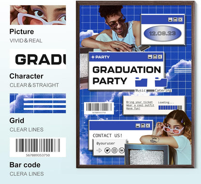 LC404 Ink Cartridges Replacement for Brother LC 404 LC404BK Ink Cartridges Compatible with MFC-J1205W MFC-J1215W Printers (Cyan Magenta Yellow Black, 4 Pack)