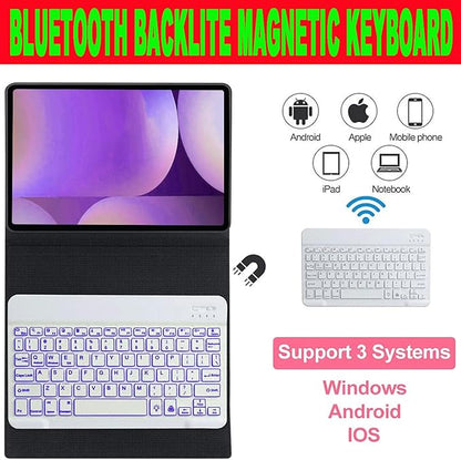 Keyboard Case for Samsung Galaxy Tab 10 FE Plus 13.1inch, S10 FE+ Smart Keyboard Case Magentic Keyboard Cover with S-Pen Holder, Purple