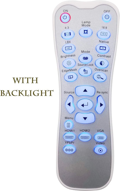 BR-3042B Projector Remote Control for Optoma HD180, HD20, HD200X, HD200X-LV, HD20-LV, HD22, HD2200, HD23, VDHDNG, VDHDNZ