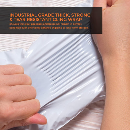 PackageZoom Poly Mailers 12x15.5 100 Pcs Self-Seal Shipping Envelopes For Businesses, Strong Adhesive Mailing Bags, Tear & Water-Resistant Protective Shipping Bags Light Grey