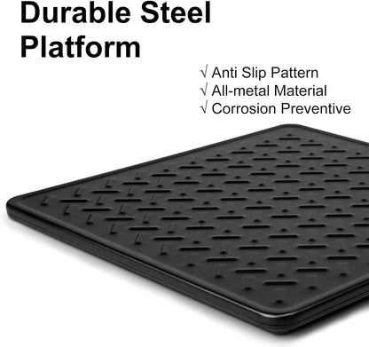 Fuzion Shipping Scale, 440LB x 10g High Accuracy Digital Postal Scale, Durable Alloy Steel Platform, Heavy Duty Scale for Packages, Postage, Luggage, Battery and AC Adapter Powered