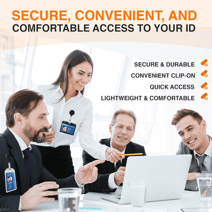 25 Pack Badge Reels Retractable Badge Holder with Clip, Id Clips for Badges, Id Badge Reel, Retractable Id Badge Clip with Clear Vinyl Strap & Alligator Swivel, No Twist Dispenser (Black)