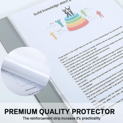 Sheet Protectors, HERKKA 1000 Pack Heavy Duty Clear Plastic Page Protectors Sheet Reinforced 11-Hole Fit for 3 Ring Binder Fits Standard 8.5 x 11 Paper, 9.25 x 11.25 Top Loaded, Acid Free