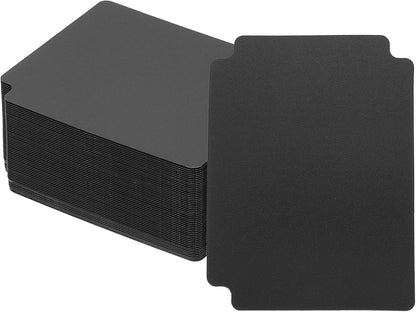 PATIKIL Trading Card Dividers, 50 Pcs Index Card Football Card Sorter Storage Boxes Organizer Tray Accessories for Sports Game Baseball Card, Black