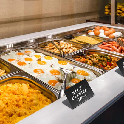 20 Pack 4"x3"Mini Chalkboard Signs for Chalk Sign for Food - Party - Buffet - Table Sign Chalkboard - Wedding - Bakery - Small Chalkboard Sign - Mini Chalkboard Signs for Food