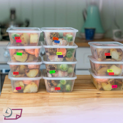 NextDayLabels - 8-1/2 x 11 Neon Color High Light Fluorescent Labels for Laser & Inkjet Printer (Green Fluorescent, 4 x 2-10 Per Page | 1000 Labels)