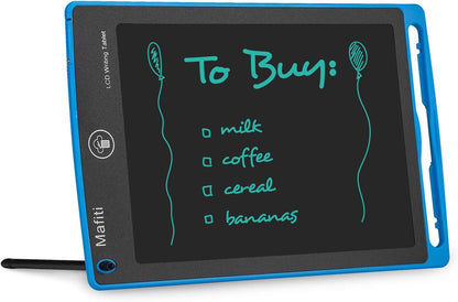 mafiti 10 Pack LCD Writing Tablet 8.5 Inch Electronic Drawing Pads for Kids Portable Ewriter Doodle Board Blue