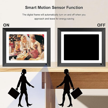 11-inch WiFi Digital Picture Frame - 2K FULLJA Digital Photo Frame 32GB with IPS Touch Screen, Motion Sensor, Email Photos from Anywhere, Instantly Share via App, Gifts for Christmas Festivals