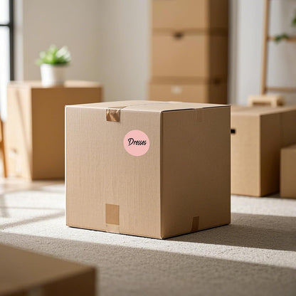 500 PCS Color Coding Round Stickers 3 Inch Vinyl Pink Dot Sticker Removable Writable Circle Floor Labels for Inventory Garage Sale Price Tags