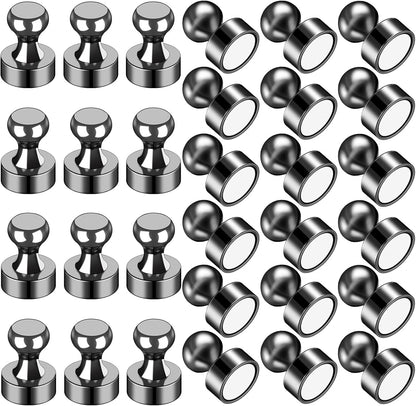 LOVIMAG 30Pcs Fridge Magnets - Small Neodymium Magnets for Whiteboard, Fridge, Kitchen, Office, Classroom, Picture, Locker