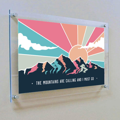 Azar Displays 105524 Standoff Sign Holder: 18" X 24" Graphic Size. Overall Frame Size: 22" X 28", clear