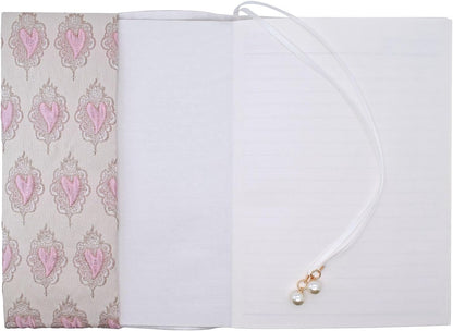 BLBMH Book Covers for Paperbacks Fit for 5.5x8.5 inch Adjustable Book Sleeve Cover for Women Over 15 Soft Cloth Protector for Notebook Journal Bible- Love
