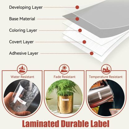 Labelife TZe-232 Replace for Brother P Touch Label Tape Red on White TZe232 TZe TZ Tape 12mm 0.47 1/2 Laminated Work for Brother PT D210 H110 D600 1230PC Label Maker, 4 Pack