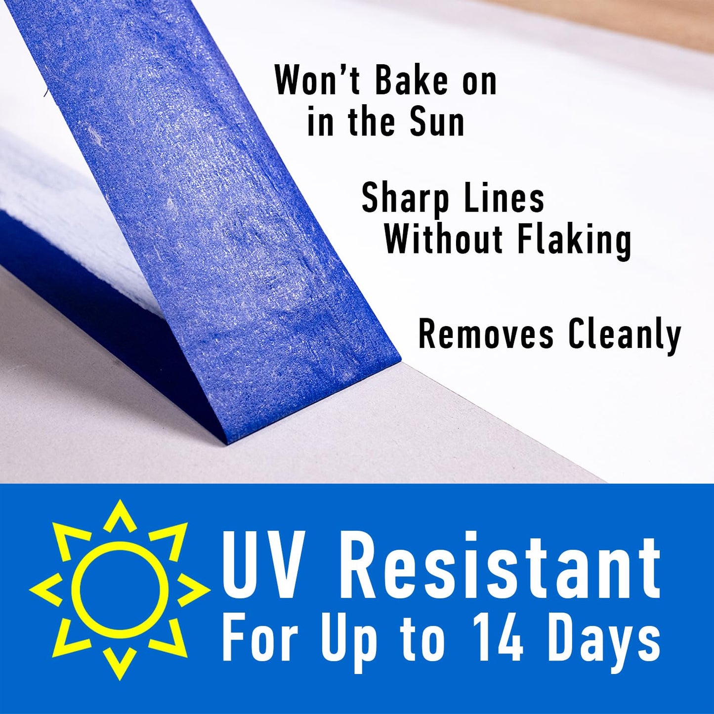 ABRO Blue Painters Tape 1.5 Inch Wide, 36mm x 55M, All Purpose Blue Tape, Temporary Labeling, Easy Tear, Clean Removal, Masking Tape Colored DIY or Pro - 3 Pack