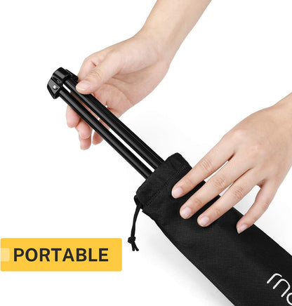 Magicfly 6 Pack Tabletop Easel, Black Steel Table Top Easels for Display, Adjustable & Portable Tripod Easel with 6 Storage Bags, for Signs, Posters, Holds 5 lbs