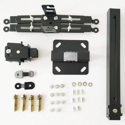 Projector Mount Wall or Ceiling Projection Mount Bracket with Adjustable Height and Extendable Arms Mounts for Home and Office Projector